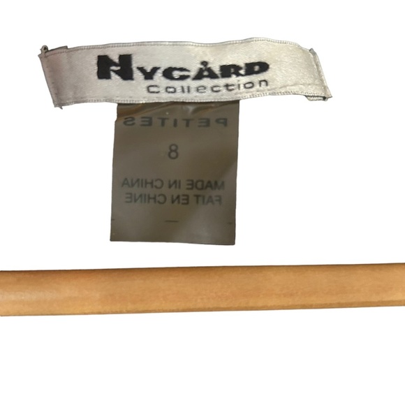 Vintage Nygard Collection Black 3/4 Sleeve Petite Women's Sheath Dress Size 8 - Picture 6 of 14